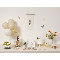 [판매상품] 셀프돌잔치 백일잔치 생일풍선 풍선스탠드 엄마표상차림 소품, 06.베이지벌룬-스카비오사