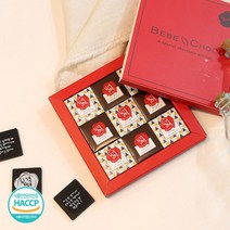 큐피드메이드 수능 초콜릿 보뇌르 합격 기원 수제 초콜릿 9입, 1box, 76g