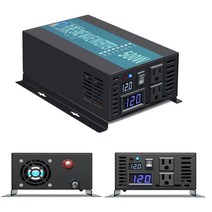 차량용인버터오프 그리드 순수 사인파 인버터 24 v 220 500 w 태양 광 자동차 전원 12 v/24 dc 110 v/120 a, 한개옵션0