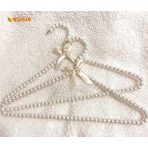 진주옷걸이 인테리어 공주 자취 인테리어, 다섯 개개, 화이트 40cm 시니어