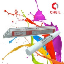 무쏘스포츠 LAK 붓펜 카페인트 붓페인트 CHEIL, 투명페인트