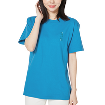 아이엠스톡 110~3XL 세로 한글 반팔티 남녀공용 타코이즈