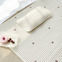 돗투돗x마롤로뜨 아기 이불 누빔 패드 유아 요, 누빔패드이불_상큼체리 / 이케아(60x120cm), 누빔패드이불_상큼체리_(60x120cm)이케아, 1개