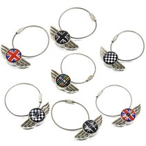 미니쿠퍼 미니쿠페 MINI 키링 키홀더 미니용품 열쇠고리 와이어키링 로드스터 MINI용품 자동차악세사리, 유니언잭