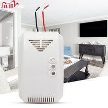 공기 누수 냄새 감지 탐지 측정 기 12V LPG 프로판 부탄 가연성 가스 누출 경보 감지기 센서 LED 플래시 사운드 모터 홈 보안 안전 GT, 한개옵션0