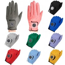 까스텔바작 천연 양피 골프 컬러 한손 장갑 남여공용 10스타일, 색상 : 그레이20