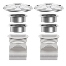 FASEN 고급형 악취차단 하수구용 트랩, 2개