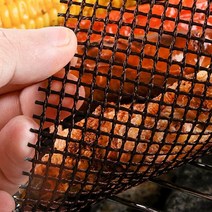 바비큐 그릴 매시 재사용 야외 숯불 불판 시트 석쇠 그릴 대용 테프론 캠핑 바베큐 매쉬