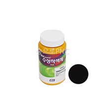 KCC정품 수성도료 조색제 수성착색제 0.5L 수성페인트 혼합가능 수성색소, 흑색