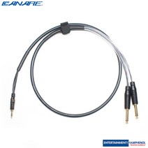 카나레 Y케이블 2m 암페놀 3.5mm(TRS)-(2)6.3mm(TS)타입 (CA-3C2T)