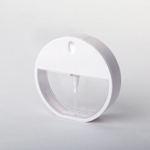 새로핸즈 휴대용 포켓 스프레이용기 원형 화이트캡 35ml, 단품