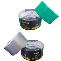 무거운 화물포장 강력접착 덕트테이프 비닐보수 수리, 회색