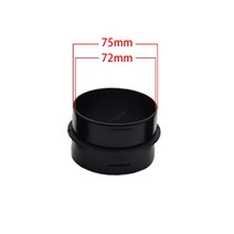 무시동히터 이동식 자동차 트럭 주차 히터 배기 파이프 1-8kw 90 75 60 mm 덕트 벨로우즈 T Y 엘보 커넥터, 03 75-75, 03 75-75