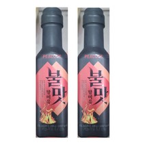 피코크 각종 볶음요리 순두부찌개 육개장 등에 잘 어울리는 불맛향미유 254ml (228g / 2057 kcal) x 2개