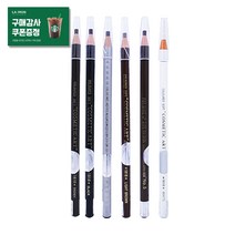 1818 눈썹전용 디자인펜 6종 눈썹문신 반영구시술 디자인용 아이브로우 펜슬, 블랙