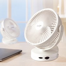 휴대용 벽걸이 선풍기 루첸 클립형 충전식 욕실 써큘팬