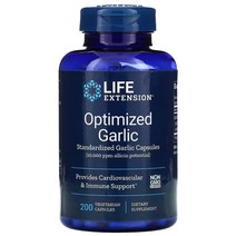 라이프익스텐션 마늘 추출물 1200mg 200정 알리신