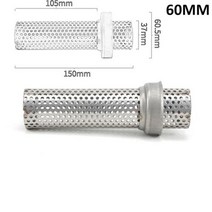 배기튜닝 자동차머플러 스팅어튜닝 머플러팁 가변배기 소리박 배기튜닝 범용 오토바이 슬립 온 킬러 촉매 소음기, B-60MM