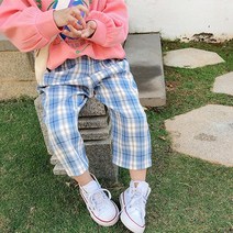 앨리홈블렌딩체크팬츠