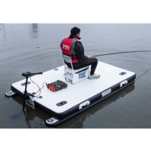 수상 좌대 낚시 에어보트 낚시터 발판 이동식 2.5m, 2.5m 에바 모델   4행정 4.0마력