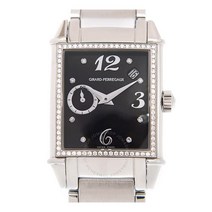 Girard Perregaux 제라 페리고 빈티지 1945 오토매틱 다이아몬드 블랙 다이얼 여성용 시계 25932D11A661-11A