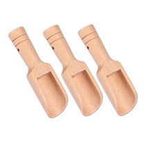 23568101215pcs 나무 손잡이 작은 소금 삽 스푼 티스푼 그라운드 밀크 파우더 커피 스쿠프 조미료, B 3pcs 2.4x7.8cm