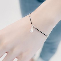 마롱패션 물방울 크리스탈 팔찌 면체인 목걸이 초커 슬림