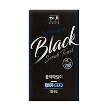 송월 블랙 때밀이 검정, 송월 블랙 때밀이70 검정, 10매, 1개
