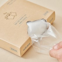 위케어 친환경 산화생분해 크린위생장갑 제로웨이스트 썩는비닐 손가락 폴리글러브 200매