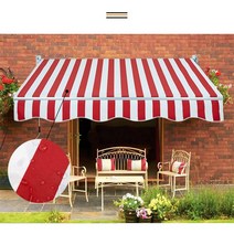 접이식 차양막 어닝 5x1.5m 베란다 야외 카페 그늘막 햇빛가리개 차광막 비가림막, 단품, 단품