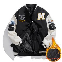 FANSYLI 겨울 야구복 패딩 하이넥 패션 보온 점퍼 남성복 11B10