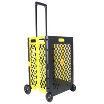 차박용 접이식 플라스틱 박스형 캐리어 접이식구르마 운반용카트 견고