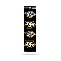 Rico Industries 남녀 공용 4피스 스티커 NHL 쿼드 데칼 시트 다이 컷 팀 로고 데칼 4팩 팀 색상 원 사이즈 미국