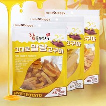 참 좋은간식 그대로 말랑 고구마 강아지 천연간식 250g, 02. 말랑 넙적 고구마 250g