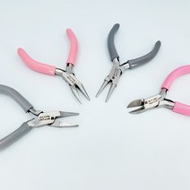 미유키 비즈공구 평집게 둥근코평집게 구자말이집게 니퍼 DIY, 니퍼핑크
