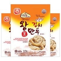 [퀴클리몰] 아하 김치 왕만두 1.4kg x 3개, 1개