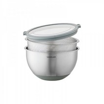 3 in 1 스텐 믹싱볼 세트 20cm (CKB015), 단일옵션