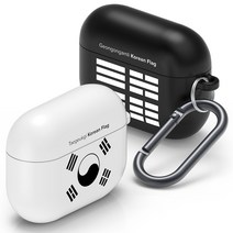 플래나 태극 4괘 시리즈 에어팟 프로 TPU 케이스, 1. 건곤감리 블랙, 1. 건곤감리 블랙