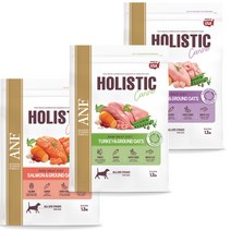 ANF 독 홀리스틱 3종류 칠면조 연어 치킨&귀리 2.4kg 7.2kg 소용량 대용량 사료, ANF 독 홀리스틱 연어&귀리 2.4kg