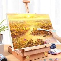 이젤 미술 삼각대 그림 화가 스케치 드로잉 책상 테이블 상자 오일 페인트 노트북 액세서리 페인팅 아트 용품 아티스트