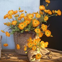 꽃꽂이 재료 인공 꽃 양귀비 실크 꽃 긴 줄기 집들이 정원 테이블 웨딩 웨딩 신부 부케, 흰색
