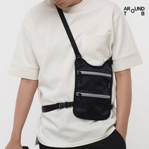 [어라운드투비] 바디백 실버콤비