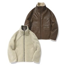 커버낫 [Covernat] 리버시블 무통 자켓 아이보리