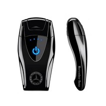 엘디에스 벤츠 BMW 아우디 특이한 USB 충전 남사친생일선물 전기 플라즈마 터치 터보 라이터, 아우디세트, 실버아이스