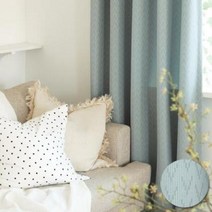 아트박스/메종텍스타일 브이 항균 커튼 민트 기본핀형