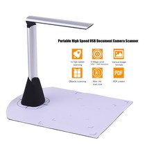 비파괴북스캐너 책 문제집 BK34 USB 2.0 문서 1s 고속 스캐너 A4 크기 2592*1944 5MP HD 그림 카메라 지원 LED 조명으로 OCR 기능