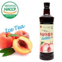 HU 복숭아홍차 베이스 1050ml (아이스티 복숭아시럽 주스 소스 칵테일 복숭아액)