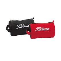 타이틀리스트 골프 가방 파우치 백 원통형 라운딩 수납 필드 정리 PCH9, 레드