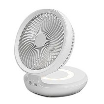 샤오미 EDON탁상형 접이식 선풍기/무선 선풍기 /LED무드등, 화이트