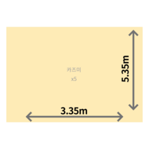 주문제작 카즈미 x5 텐트 전용 PE 그라운시트 방수포, PE(다크그레이)